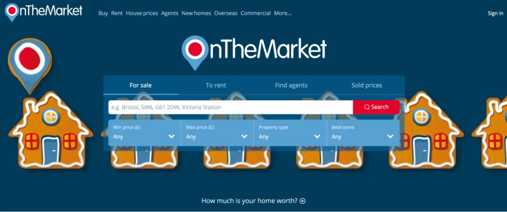 OnTheMarket website