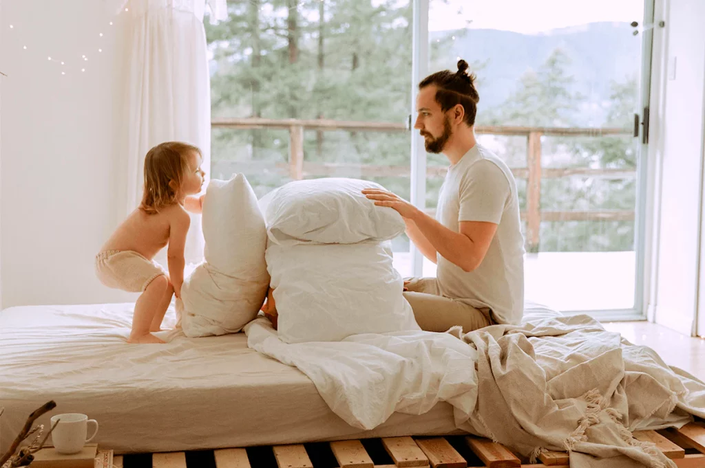 Comment demenager lit couette oreillers