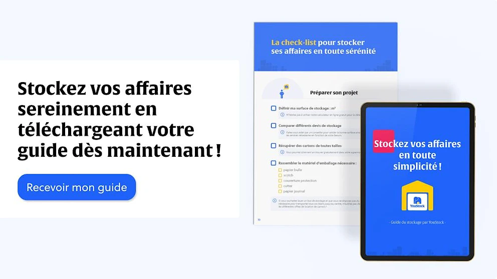 Guide du stockage en garde meuble YouStock