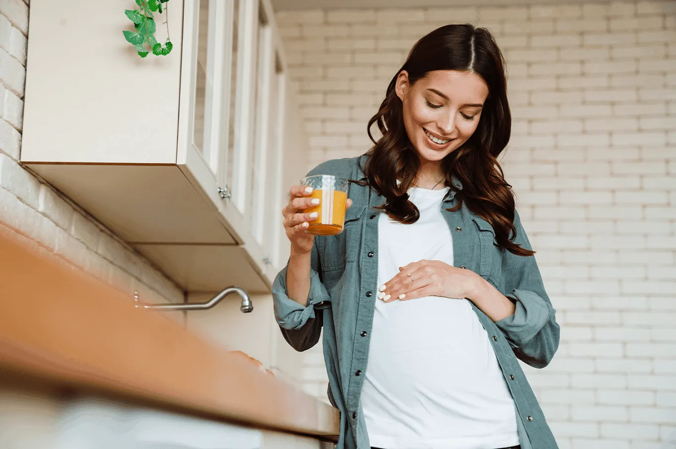 Jeune femme enceinte