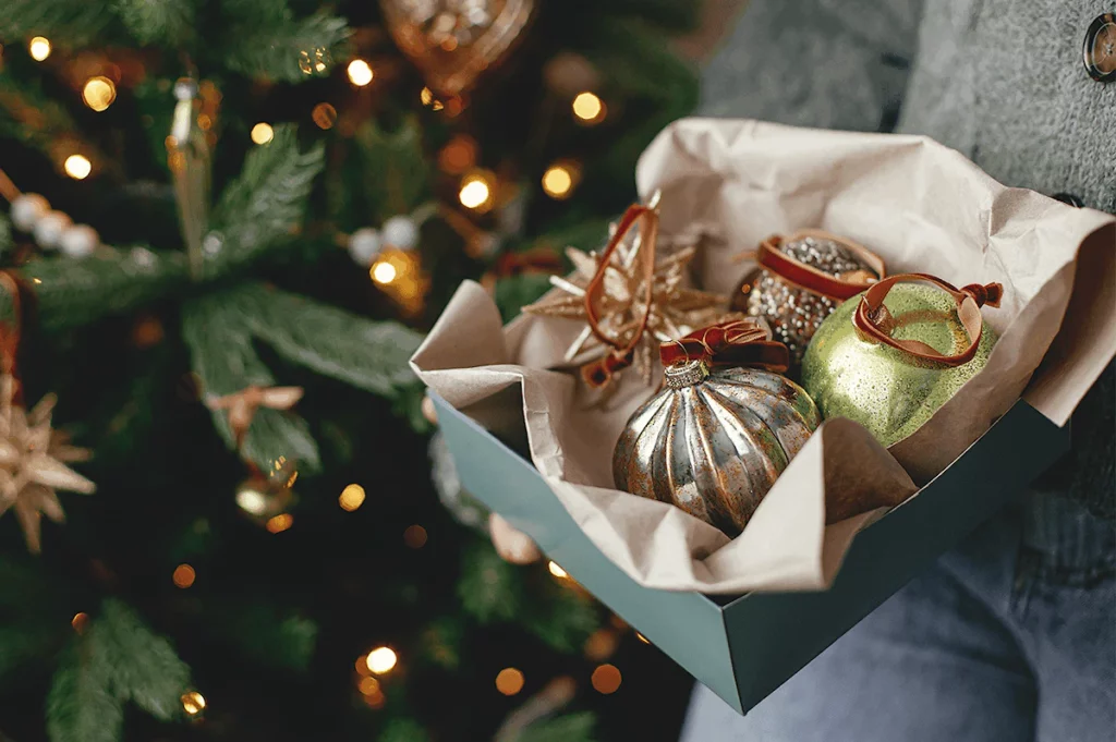 Rangement déco de Noël astuces