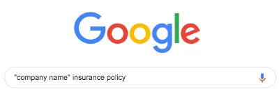 Storage Insurance Policy