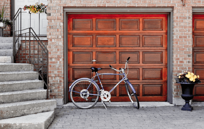 Front Door of a Garage.