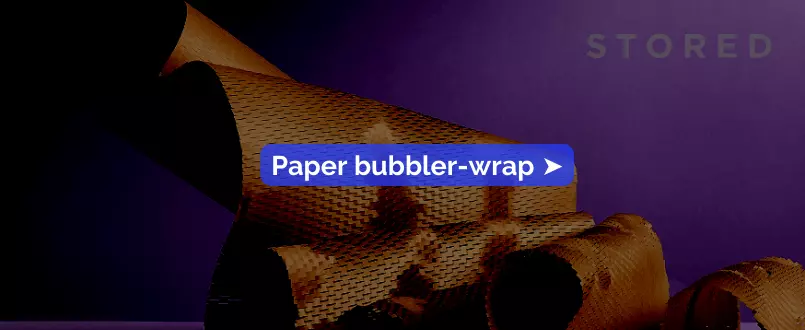 Paper bubbler wrap