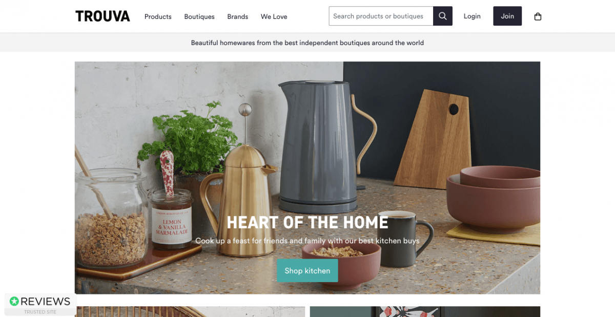 Trouva-Website
