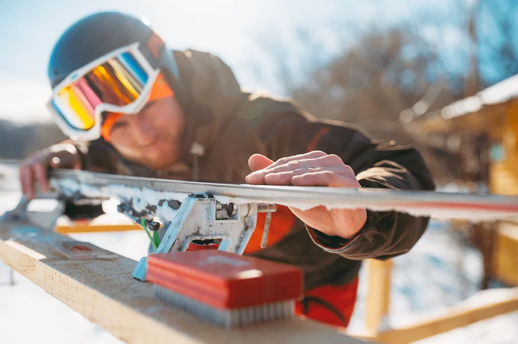 Stockage des skis et matériel de sport d'hivers en garde meuble