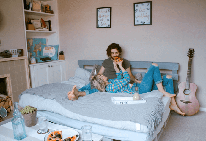 Couple at Home