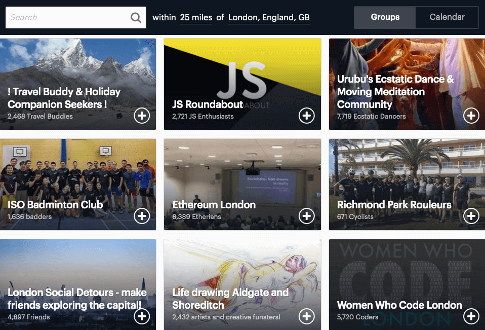 London Meetups