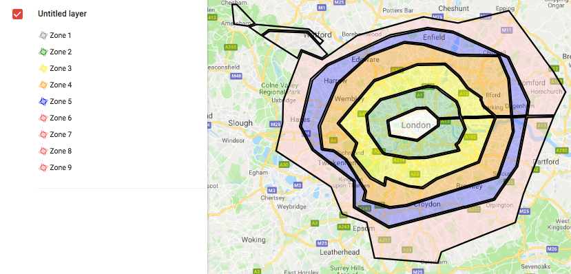 London-Transport-Zone-Map