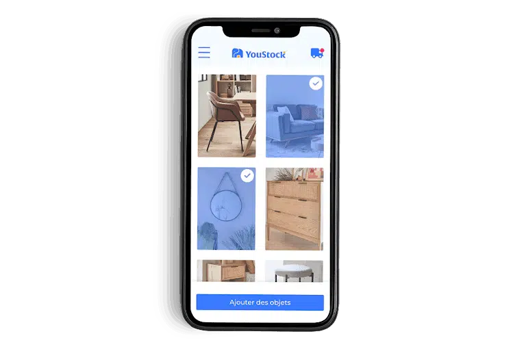 homebox Youstock - inventaire des biens stocké