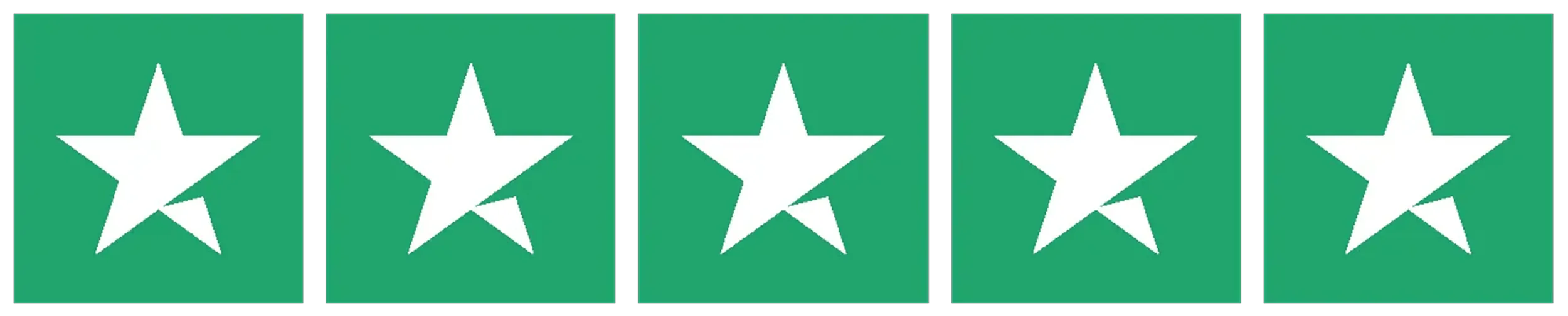 5 étoiles Trustpilot