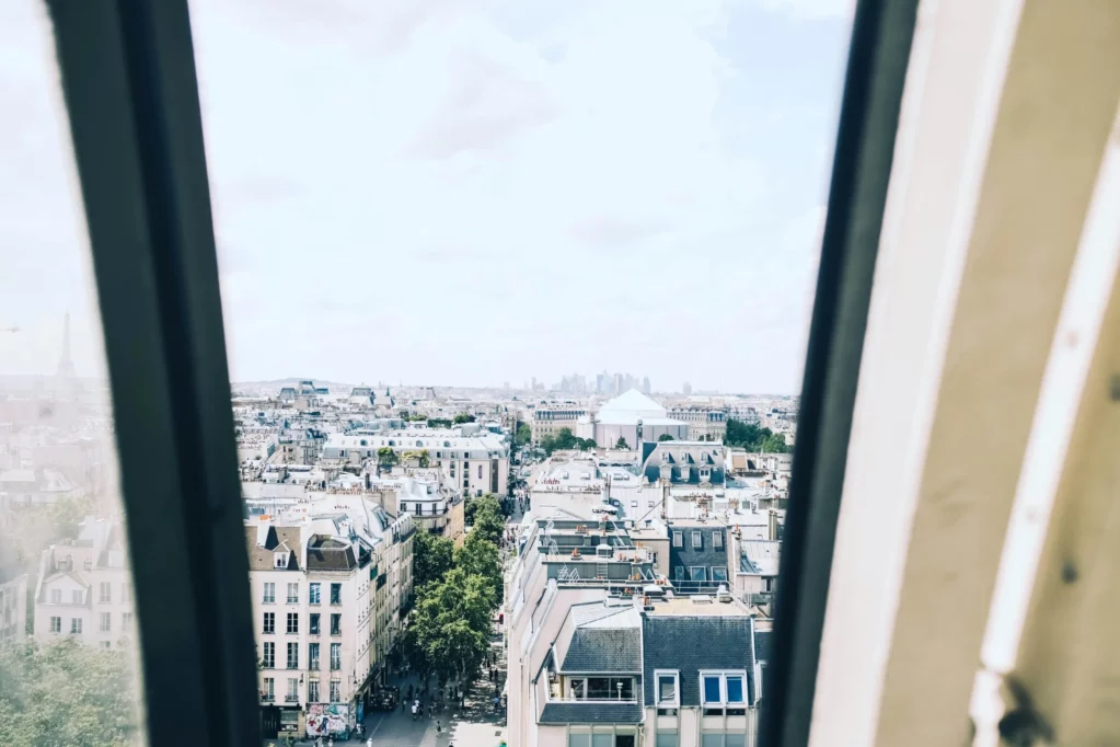 Vue toit de Paris