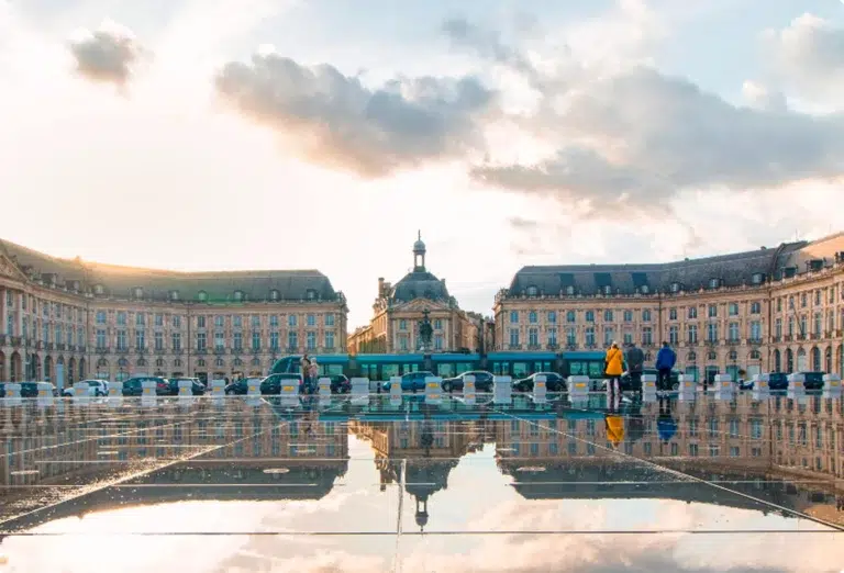 Place de la Bourse à Bordeaux