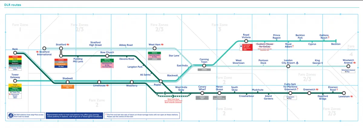 DLR map