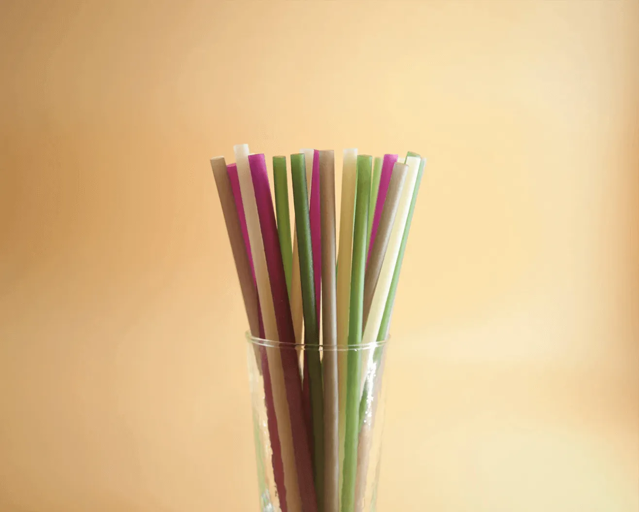 Plastic Straws in a cup