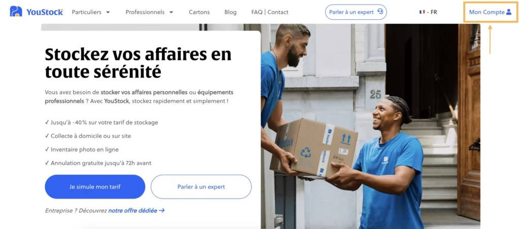 processus de livraison youstock étape 1