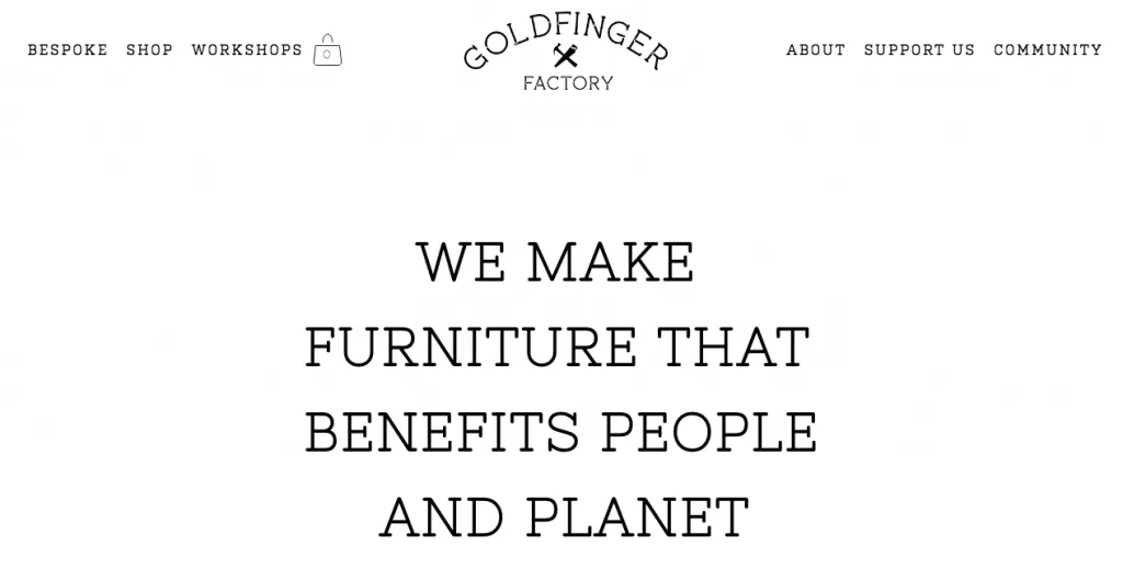 Goldfinger Factory website