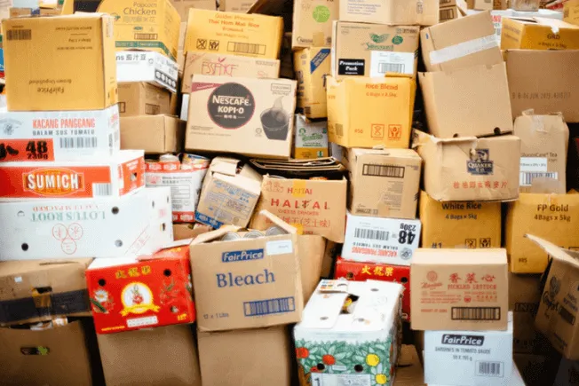 Stack Boxes Inside the Storage Unit