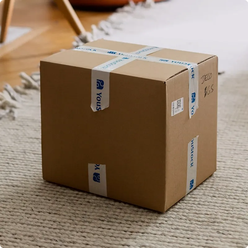 YouStock storage box placed on the floor