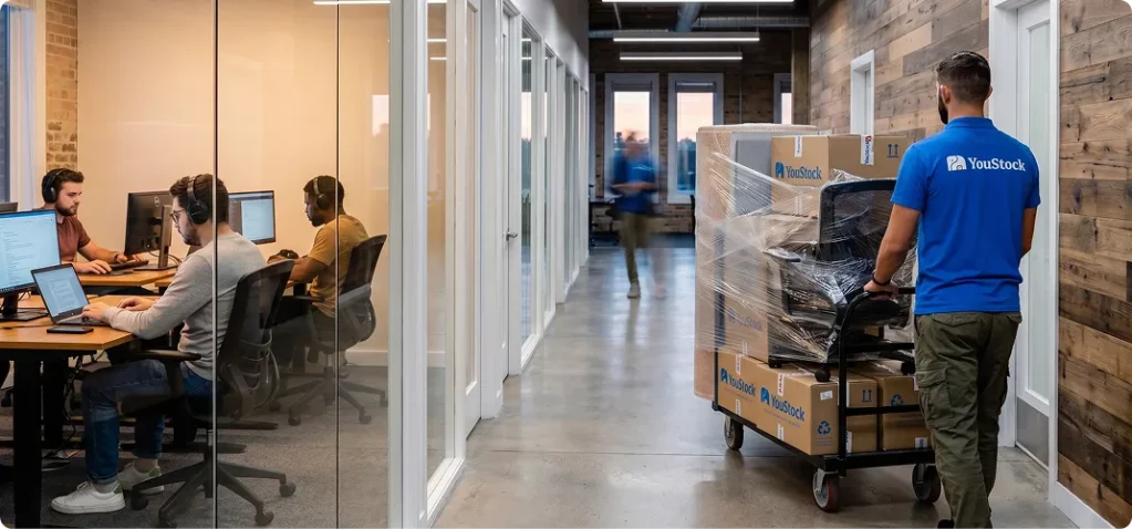 service logistique coworking coliving