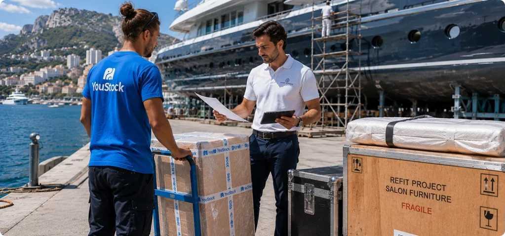 solution logistique yachting refit