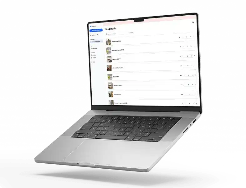 example youstock logistics tool interface