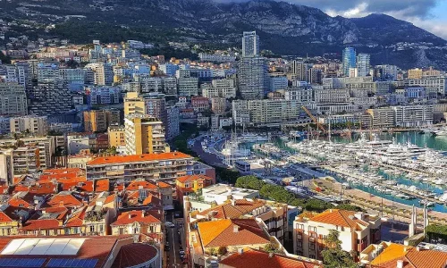 Beausoleil vu du ciel