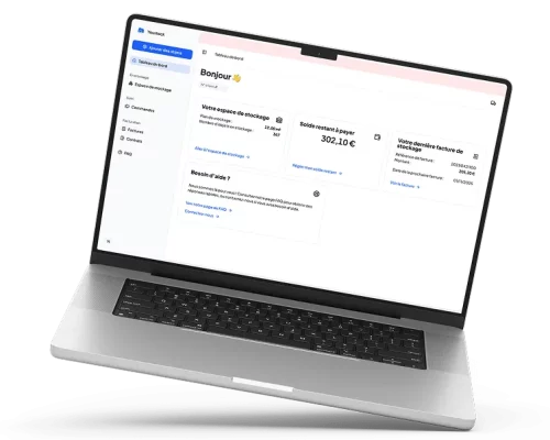interface outil logistique youstock exemple